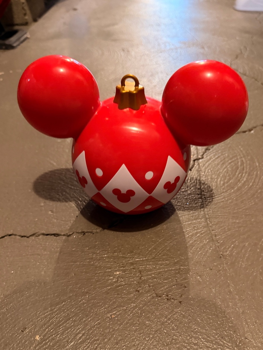 Red Holiday Light up Mickey Ears